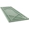 Ekena Millwork True Fit PVC Bungalow Fixed Mount Shutters, Track Green, 12W x 32H, PR TFP001BG12X032TG - alternate 5